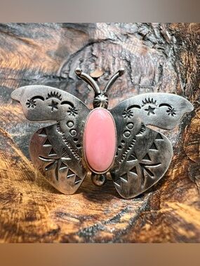 Sterling Silver Queen Conch Moth Ring Size 6 Southwestern Statement